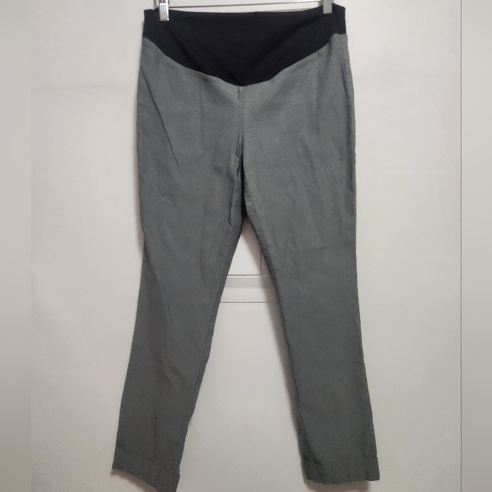 EUC TRIBAL MATERNITY PANTS WOMEN SIZE MEDIUM GREEN